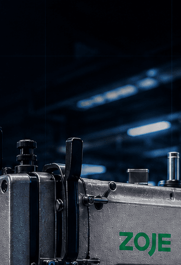 Máquina industrial em ambiente fabril